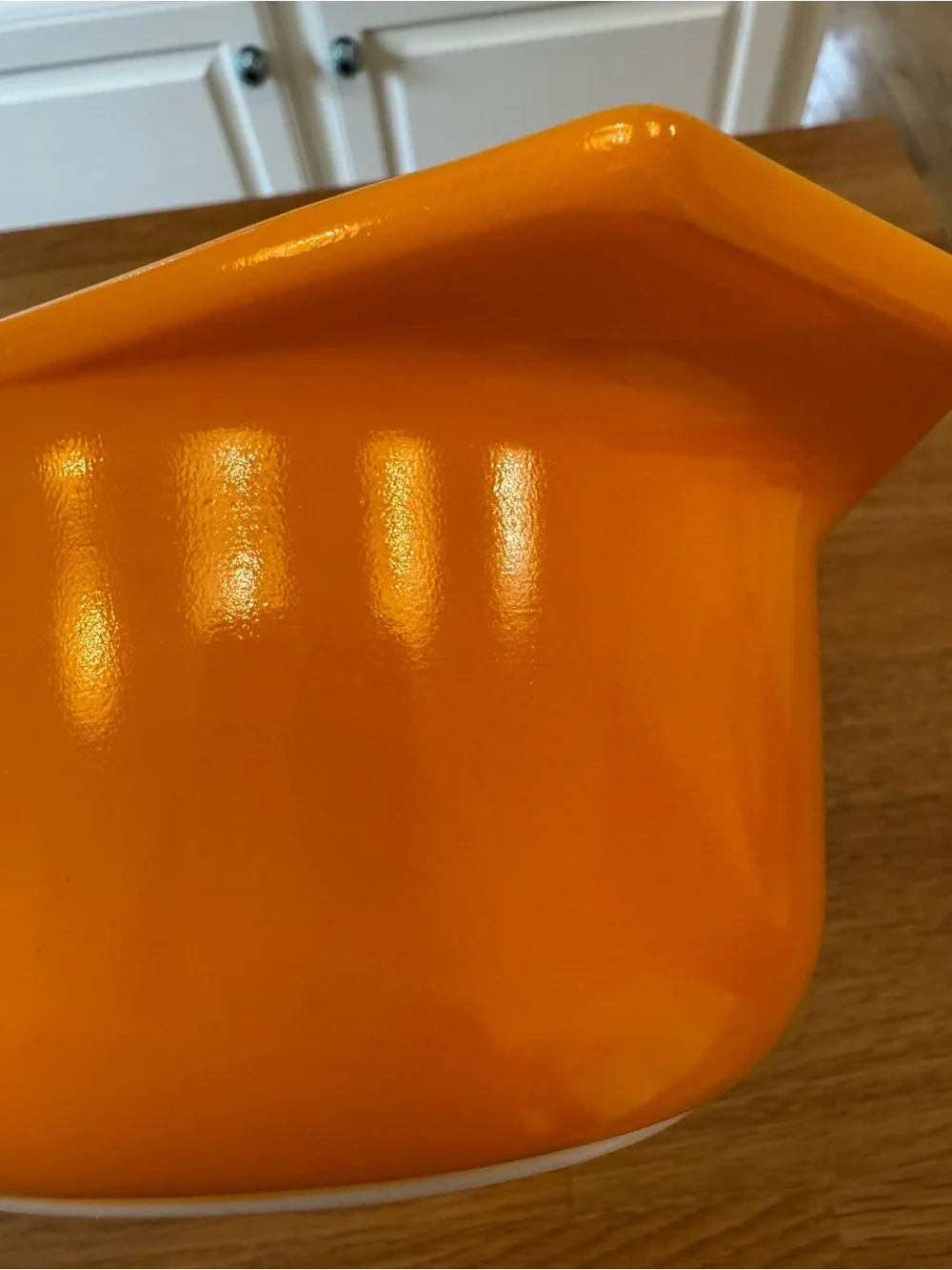 🌻 Vintage Pyrex 043 Sunflower Daisy Orange Oval Casserole w/ Lid 1.5 Qt